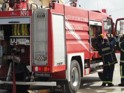 Πάτρα: Φωτιά σε ανελκυστήρα πολυκατοικίας
