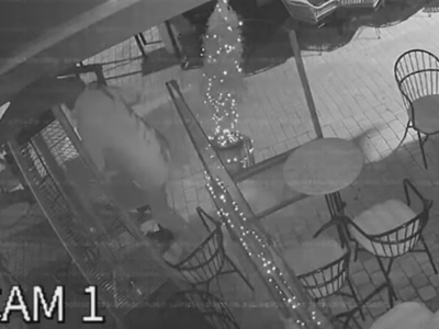 Αγρίνιο: Η στιγμή που διαρρήκτης σκαρφαλ...