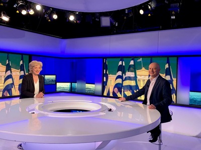 Στην εκπομπή L’Invité του τηλεοπτικού δι...