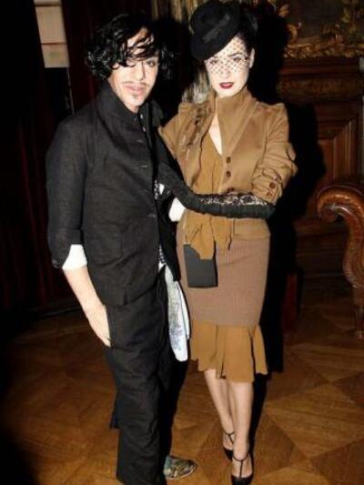 John Galliano και Dita Von Teese