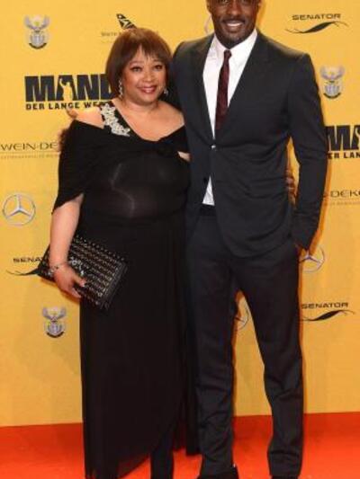 O Ίντρις Έλμπα με την κόρη του Μαντέλα, ...