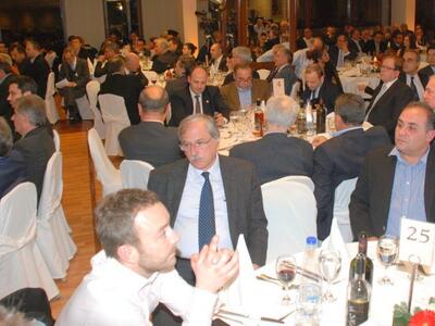 Δείπνο με επιχειρηματίες της Πάτρας χθες...