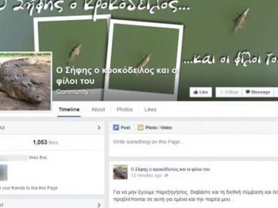 Ο Σήφης ο "Κρητικός" κροκόδειλ...
