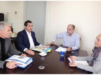 Συνάντηση Κατσιφάρα με τη διοίκηση του ΔΛΤ Πύργου