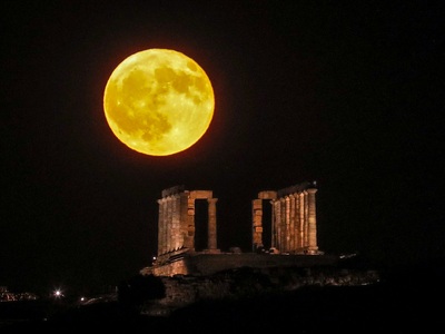Η μαγεία της Πανσελήνου του Αυγούστου στο Σούνιο