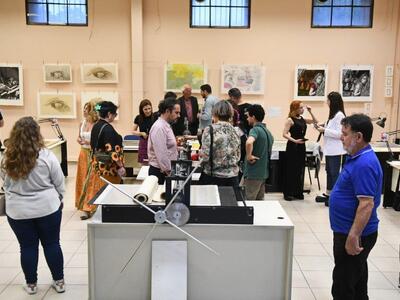 Ολοκληρώθηκε το συμπόσιο χαρακτικής «Απε...