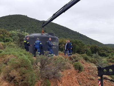 Μπήκαν υδατοδεξαμενές δασοπυρόσβεσης σε ...
