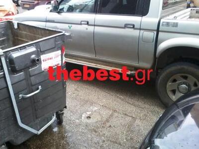 Πάτρα: Οι βραδινές μανούβρες του σκουπιδ...