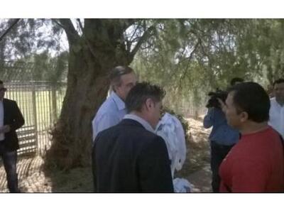 Ο Αντώνης Σαμαράς στην προπόνηση της Εθνικής