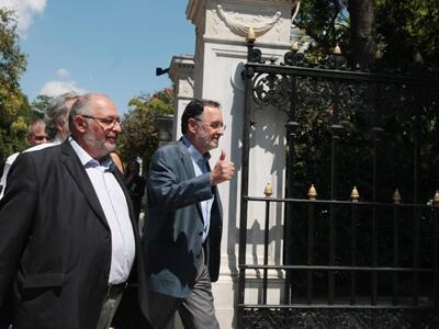 ΤΩΡΑ - Στο Προεδρικό Μέγαρο ο Παναγιώτης Λαφαζάνης