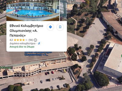 Το κολυμβητήριο της Πάτρας που φέρει το ...