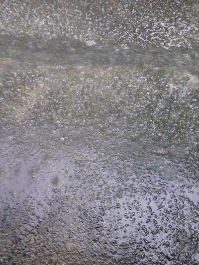 Φωτ. από το χαλάζι που έριξε σήμερα το π...