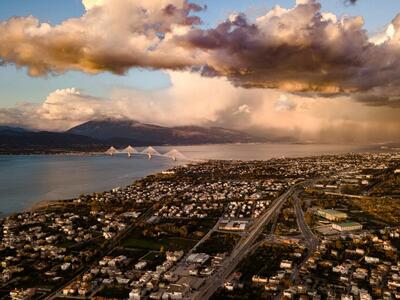  Η Πάτρα και η γέφυρα Ρίου Αντιρρίου από...