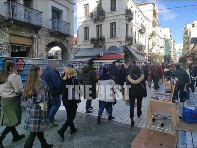 Πάτρα- Εμπορικά: Η βροχή έφερε αναδουλει...