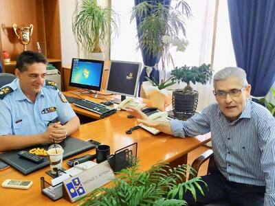 Επίσκεψη του Άγγελου Τσιγκρή σε Αστυνομί...