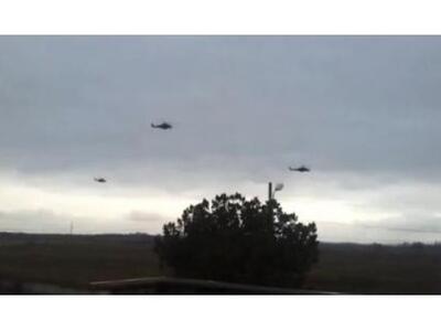 ΒΙΝΤΕΟ: Ρώσικα ελικόπτερα πάνω από την Κριμαία