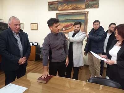 Ορκωμοσία νέων υπαλλήλων Δημοτικής Αστυν...