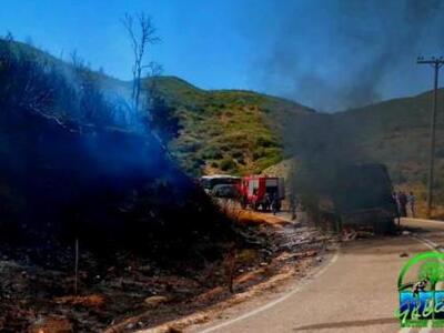 Ηλεία: Λεωφορείο του ΚΤΕΛ λαμπάδιασε και...