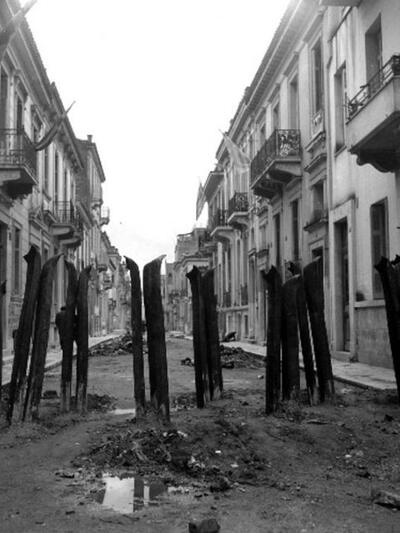  Φωτο: Βούλα Παπαϊωάννου. Οδοφράγματα στ...