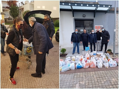 Η Παναχαϊκή Γ.E. παρέδωσε τρόφιμα στο Κο...