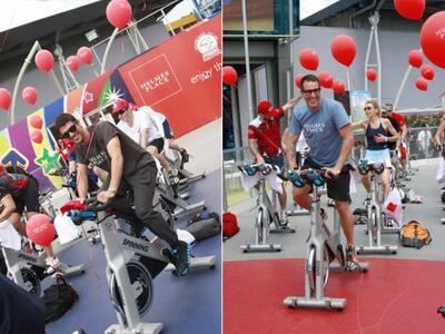 Ο Γιώργης Λαμπαθάκης και ο Τάσος Σοφρωνί...