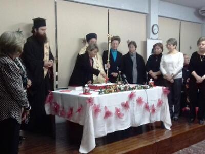 Πάτρα: Την Πρωτοχρονιάτικη πίτα του έκοψ...