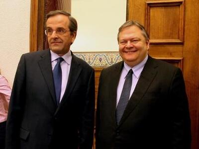 Στις 6 το απόγευμα η συνάντηση Σαμαρά - Βενιζέλου 