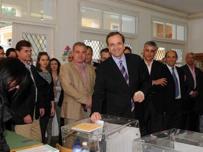 O πρόεδρος της Νέας Δημοκρατίας, Αντώνης...