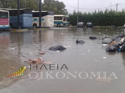 Πλημμύρες σε πολλά σημεία του Πύργου - ¨...
