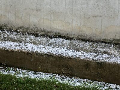 Είδαμε άσπρη μέρα στην Πάτρα - Από χαλάζι - ΦΩΤΟ