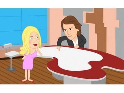 Έκαναν τη Μενεγάκη… καρτούν!