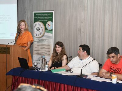 Η Βίβιαν Σαμούρη παρούσα στη συνάντηση τ...