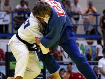  Αθλητές του τζούντο στην τελική φάση το...