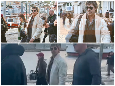 Χαλαρός και χαμογελαστός ο Μπράντ Πιτ στ...