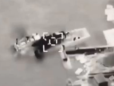 Drone έπληξε ρωσικό πλοίο κοντά στο Φιδο...