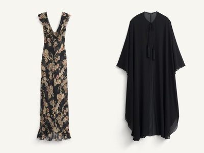 Floral dress 129, κάπα 69.95 ευρώ