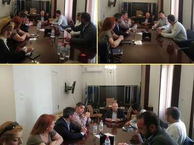 Αντιπροσωπεία του “σπιράλ” με τον υποψήφ...