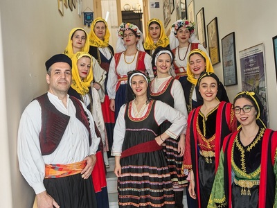 Αναμνηστική πόζα πριν την παρέλαση