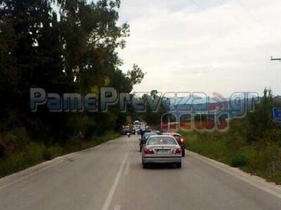 Πρέβεζα - Τώρα: Φωτιά σε Ι.Χ. κοντά στα αρχαία