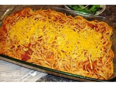 Σπαγγέτι φούρνου του εργένη...σπέσιαλ!