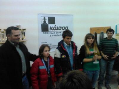 Σκάκι: Πρώτη αήττητη η Ειρήνη Βαζούρα