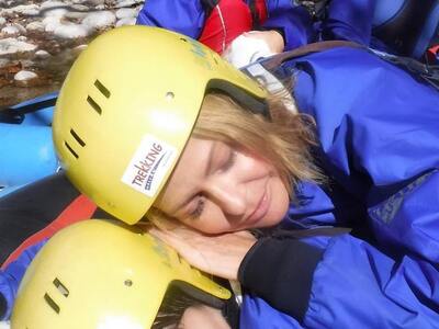 Τζένη Μπαλατσινού: Ράφτινγκ με τον άνδρα...