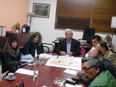 Ο Δήμαρχος Δυτικής Αχαΐας Χρήστος Νικολά...