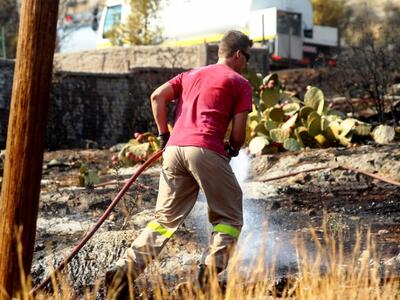 Σε εξέλιξη φωτιά στην Καστάνια Μεσσηνίας