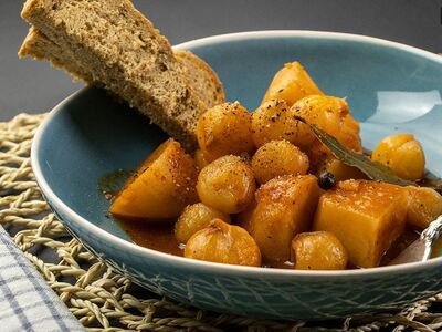 Πατάτες στιφάδο - Χωρίς κρέας καλύτερα!