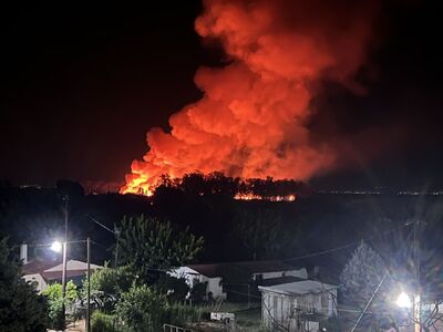 Μεσολόγγι: Πυρκαγιά στο αλσύλλιο της Κλε...