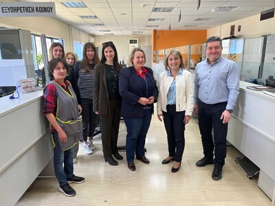  Η Χριστίνα Αλεξοπούλου στο Κέντρο Πρώτη...