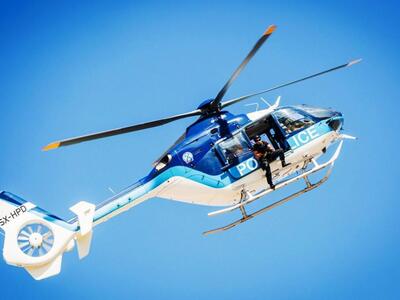 Ρέθυμνο: Το ελικόπτερο της Αστυνομίας εν...