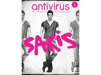 Ο Σάκης Ρουβάς στο γκέι περιοδικό Antivi...