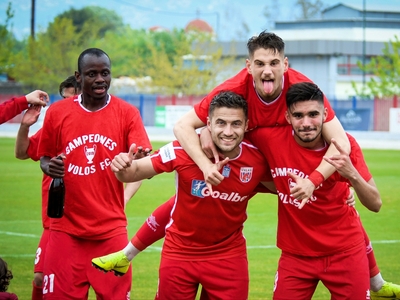 Τίτλος και άνοδος για το Βόλο- Ανέβηκε δ...